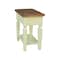 International Concepts Rectangle Vista Solid Wood Side Table with Shelf -, 24 in W, 14 in L, 24 in H, Wood, Hickory/Shell OT79-15E2 - alternate 4